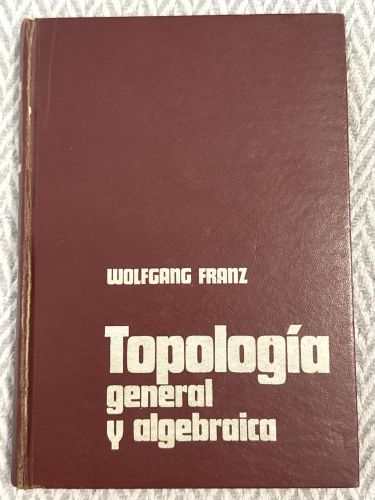 Portada del libro de Topología general y algebraica