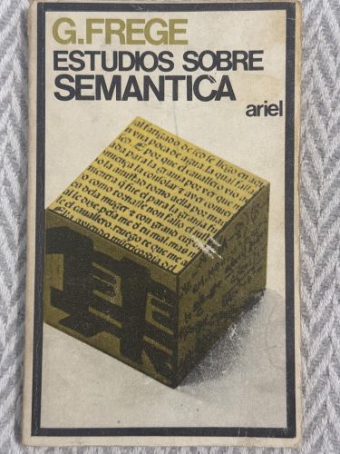 Portada del libro de Estudios sobre semántica