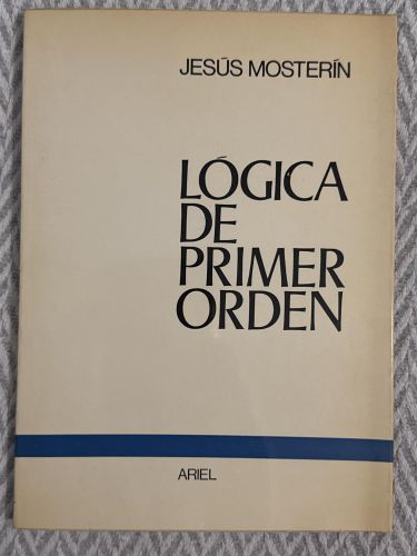 Portada del libro de Lógica de primer orden