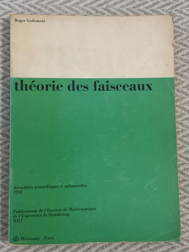 Portada del libro de Théorie des faisceaux