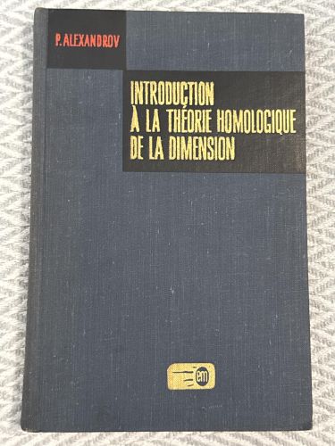 Portada del libro de Introduction à la théorie homologique de la dimension