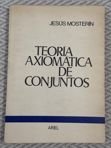 Portada del libro de Teoría axiomática de conjuntos