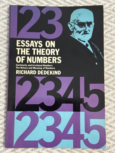 Portada del libro de Essays on the theory of numbers