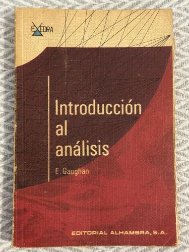 Portada del libro de Introducción al análisis