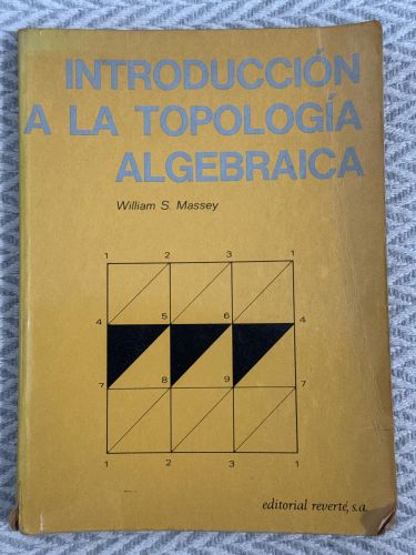 Portada del libro de Introducción a la topología algebraica