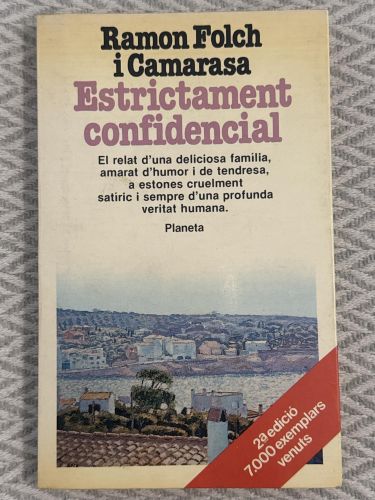 Portada del libro de Estrictament confidencial