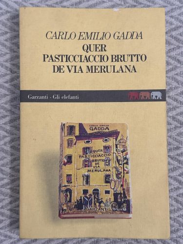 Portada del libro de Quer pasticciaccio brutto de via Merulana