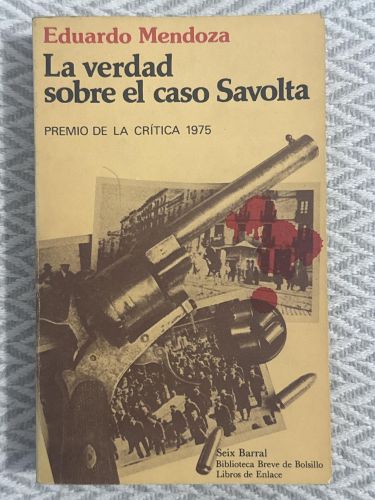 Portada del libro de La verdad sobre el caso Savolta