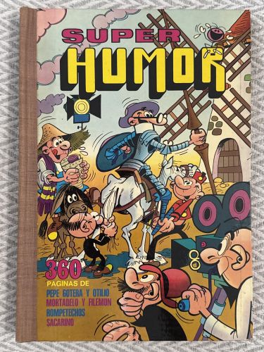 Portada del libro de Super humor. Mortadelo y Filemón. Volumen IX. 1ª edición