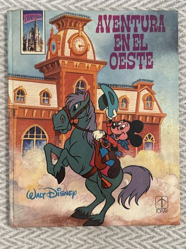 Portada del libro de Aventura en el oeste. Mickey Mouse