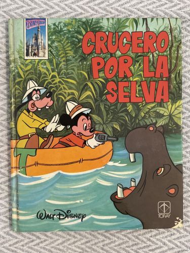 Portada del libro de Crucero por la selva. Mickey Mouse