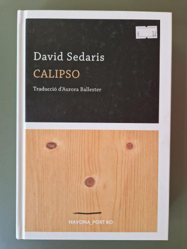 Portada del libro de Calipso (Sedaris)