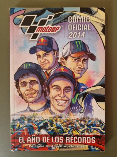 Portada del libro de Moto GP. Cómic oficial 2014. El año de los récords
