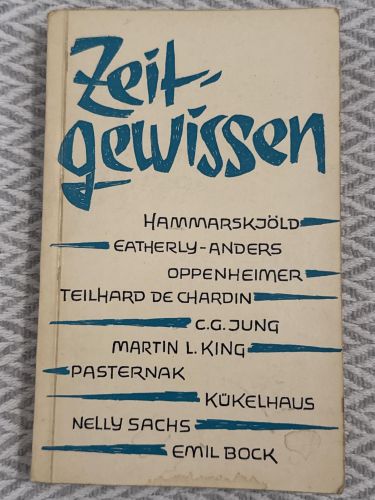 Portada del libro de Zeitgewissen. Biographische Skizzen