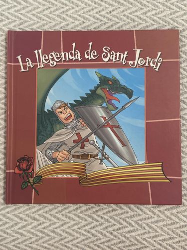 Portada del libro de La llegenda de Sant Jordi. Amb activitats 
