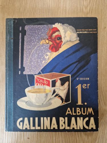 1 álbum de cromos Gallina Blanca. COMPLETO