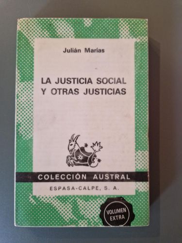 Portada del libro de La justicia social y otras justicias
