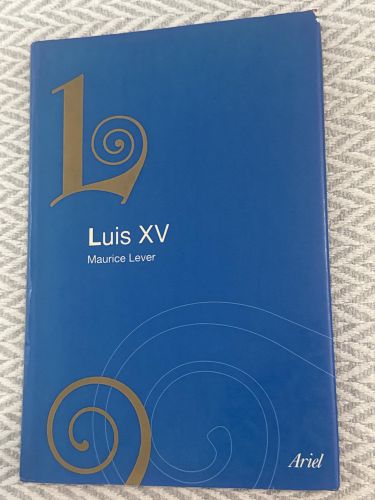 Portada del libro de Luis XV