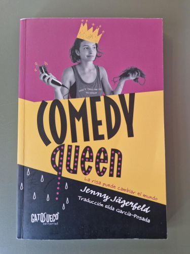 Portada del libro de Comedy Queen. La risa puede cambiar el mundo