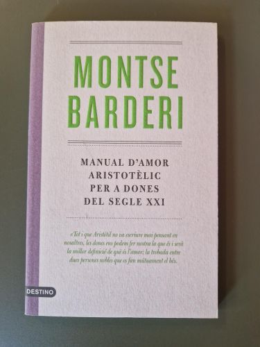 Portada del libro de Manual d'amor aristotèlic per a dones del segle XXI