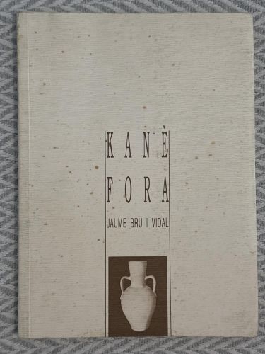 Portada del libro de Kanè fora
