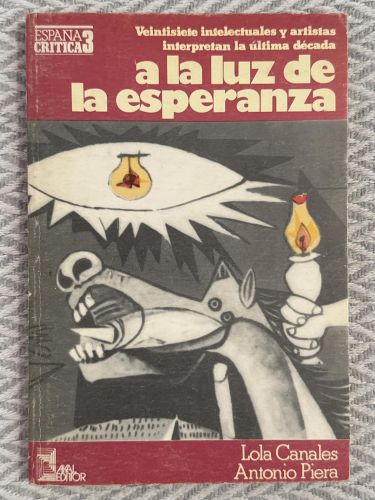 Portada del libro de A la luz de la esperanza