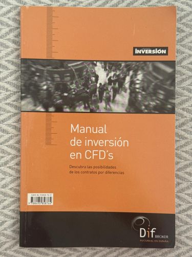 Portada del libro de Manual de inversión en CFD's