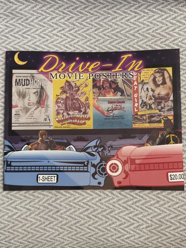Portada del libro de Drive-In Movie Posters: illustrated history of movies. Volume 18