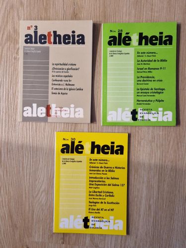 Alétheia. Revista evangélica de Teología 3, 28 y 30