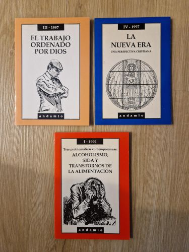 III-1997 El trabajo ordenado por Dios, IV-1997 La nueva era, I-1999 Tres problemáticas contemporáneas