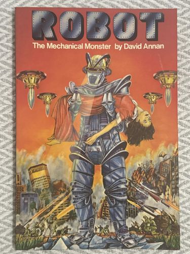 Portada del libro de Robot. The mechanical monster