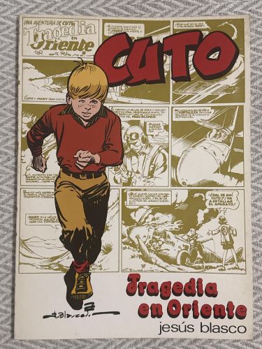 Cuto. Tragedia en oriente - firma y dedicatoria del autor