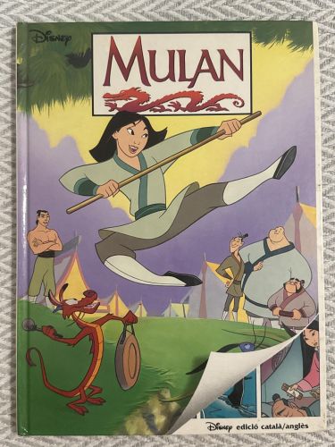 Portada del libro de Mulan. Inglès/Català
