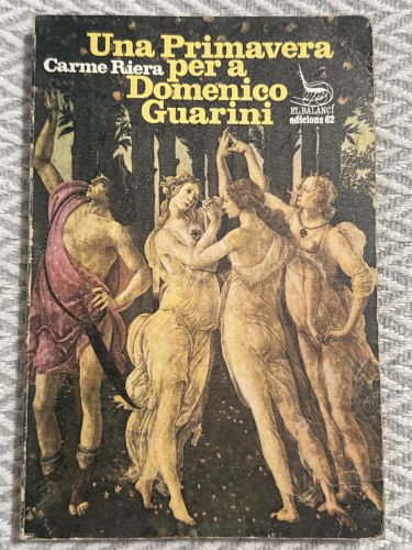 Portada del libro de Una primavera per a Domenico Guarini