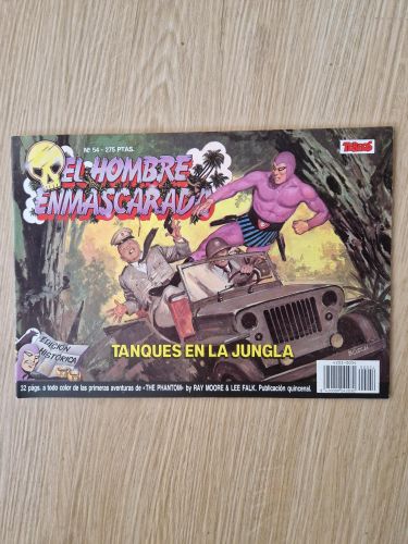 Portada del libro de El hombre enmascarado n. 54 