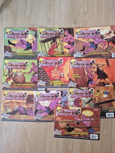 Portada del libro de El hombre enmascarado. Colección de 10 cómics. Del n. 65 al n. 74 (Edición histórica)