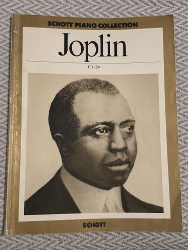Portada del libro de Joplin. 1868-1917. Ausgewählte Ratimes / Selected Ratimes. Piano