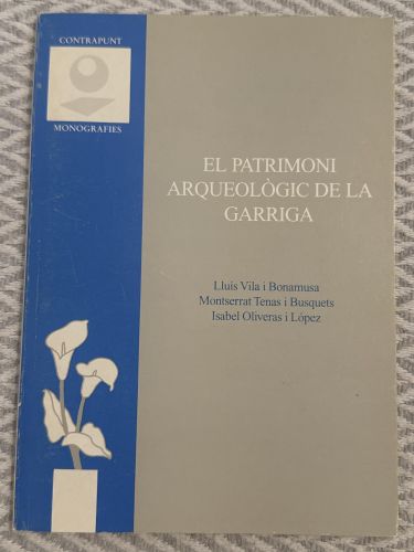Portada del libro de El patrimoni arqueològic de la Garriga