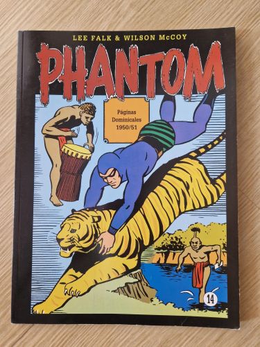 Phantom.  El hombre enmascarado. Dominical 14. Páginas dominicales 1950/51