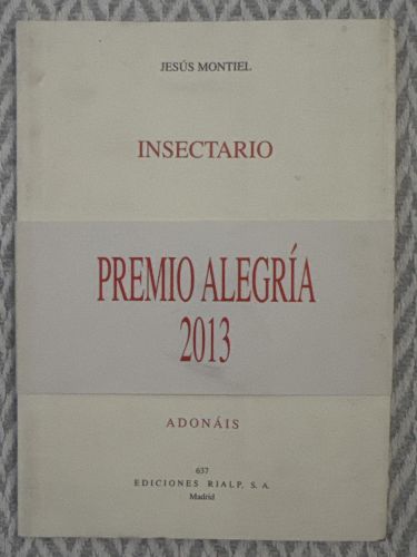 Portada del libro de Insectario