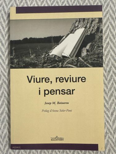 Portada del libro de Viure, reviure i pensar