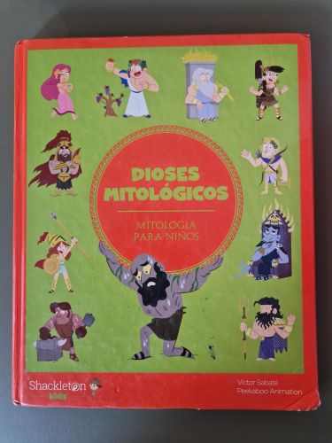 Portada del libro de Dioses mitológicos. Mitología para niños