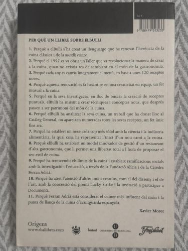 ElBulli des de dins. Biografia d'un restaurant