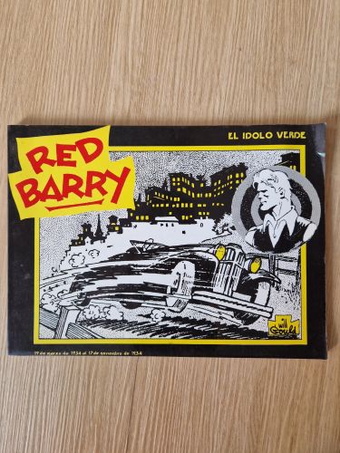 Portada del libro de Red Barry. El ídolo verde