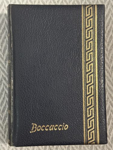 Portada del libro de El Decameron. Edición integra