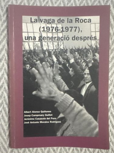 Portada del libro de La vaga de la Roca (1976-1977), una generació després