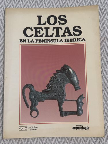 Portada del libro de Los celtas en la península ibérica 