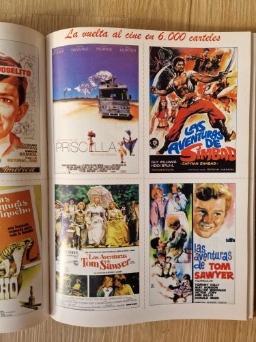 Portada del libro de La vuelta al cine en 6000 carteles. Lote de más de 1700 carteles. Encuadernado Tomo V
