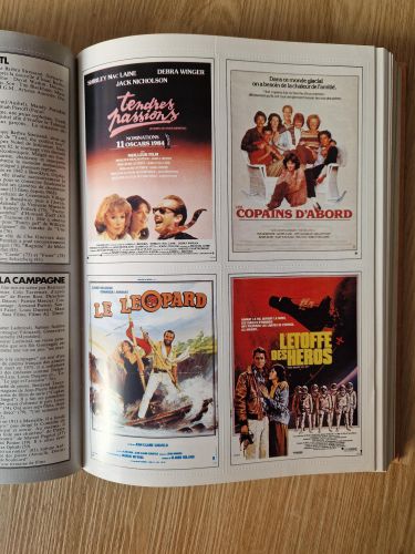 Portada del libro de Lote de más de 200 láminas con 4 carteles de cine en francés cada una. Encuadernado