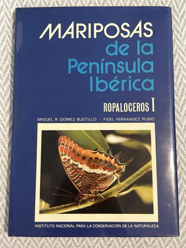 Portada del libro de Mariposas de la Península Ibérica. Ropalóceros I